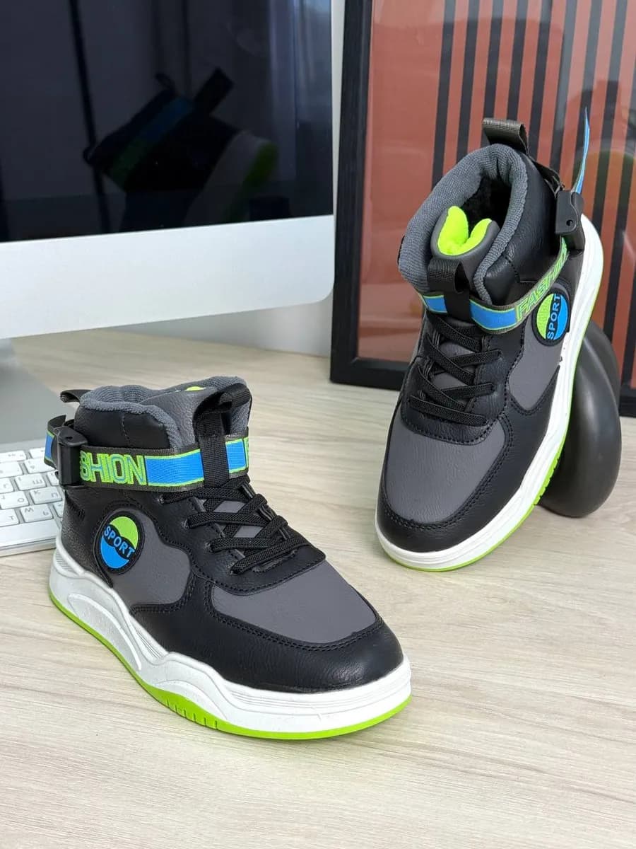 Кроссовки детские зимние с мехом для мальчика и девочки