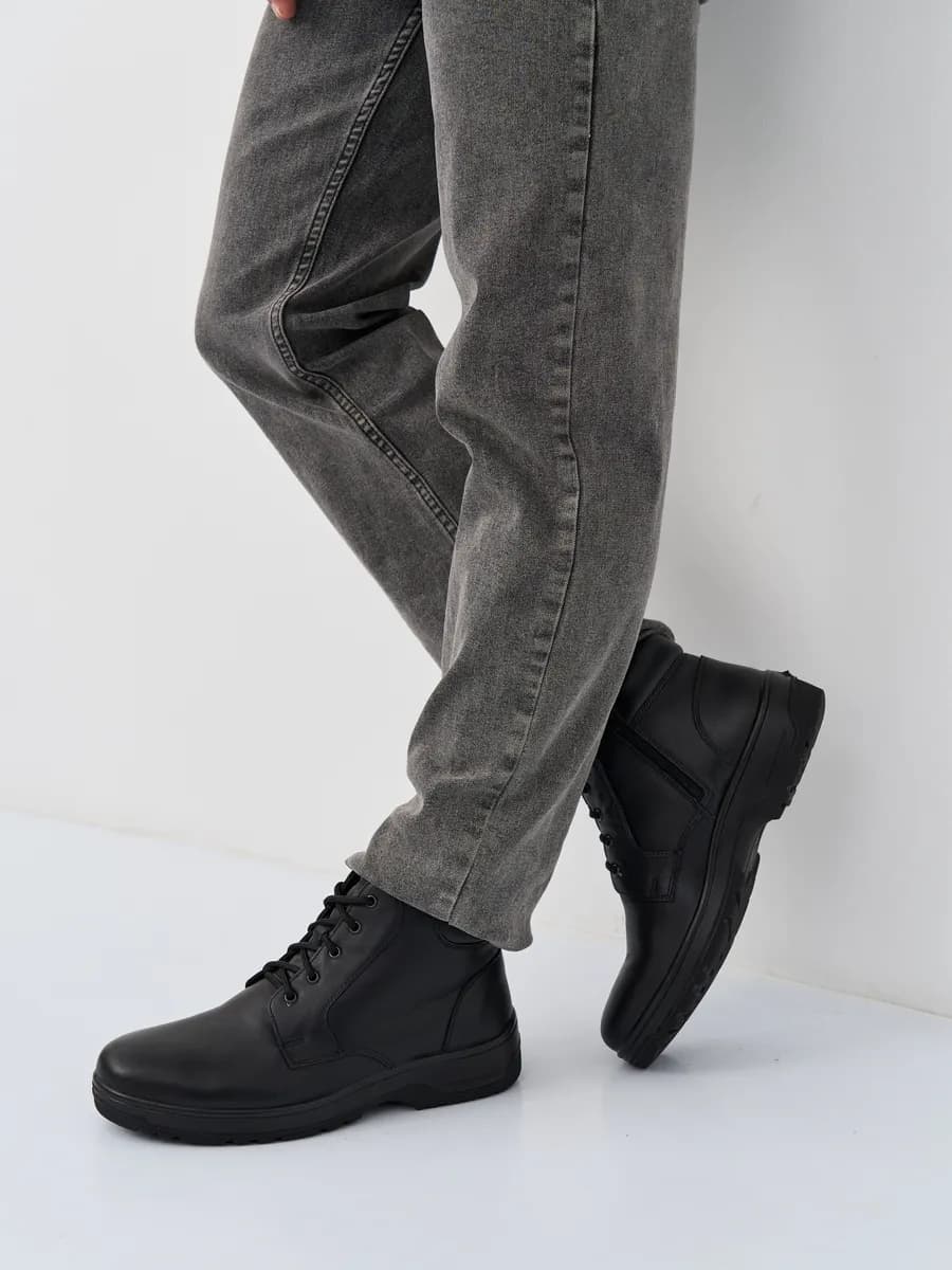 Ботинки зимние из натуральной кожи DEPP