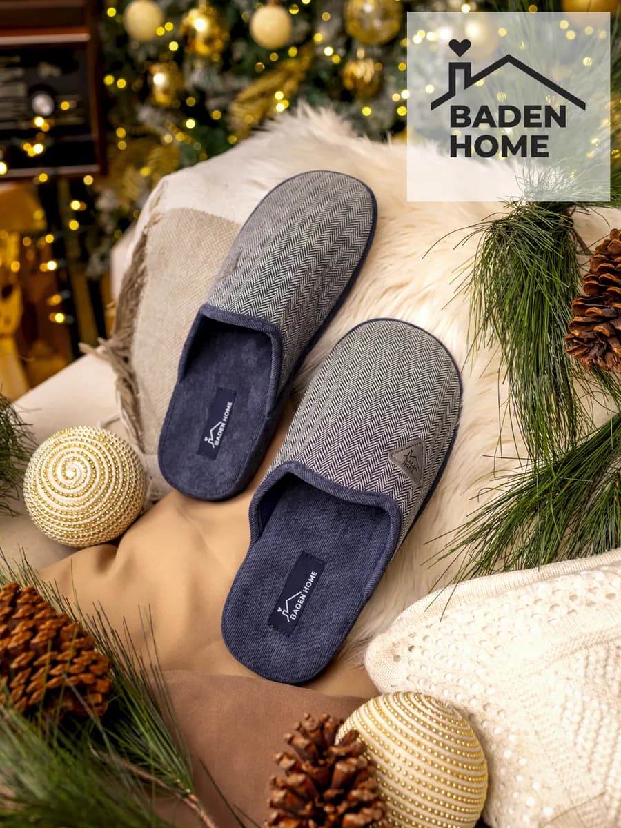 Тапочки домашние тканевые - фото 1