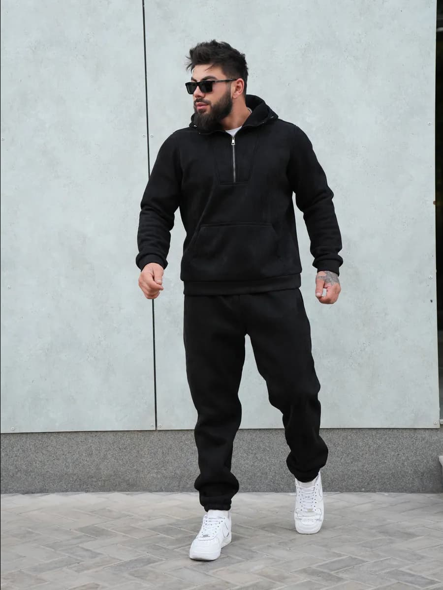 теплый костюм на молнии