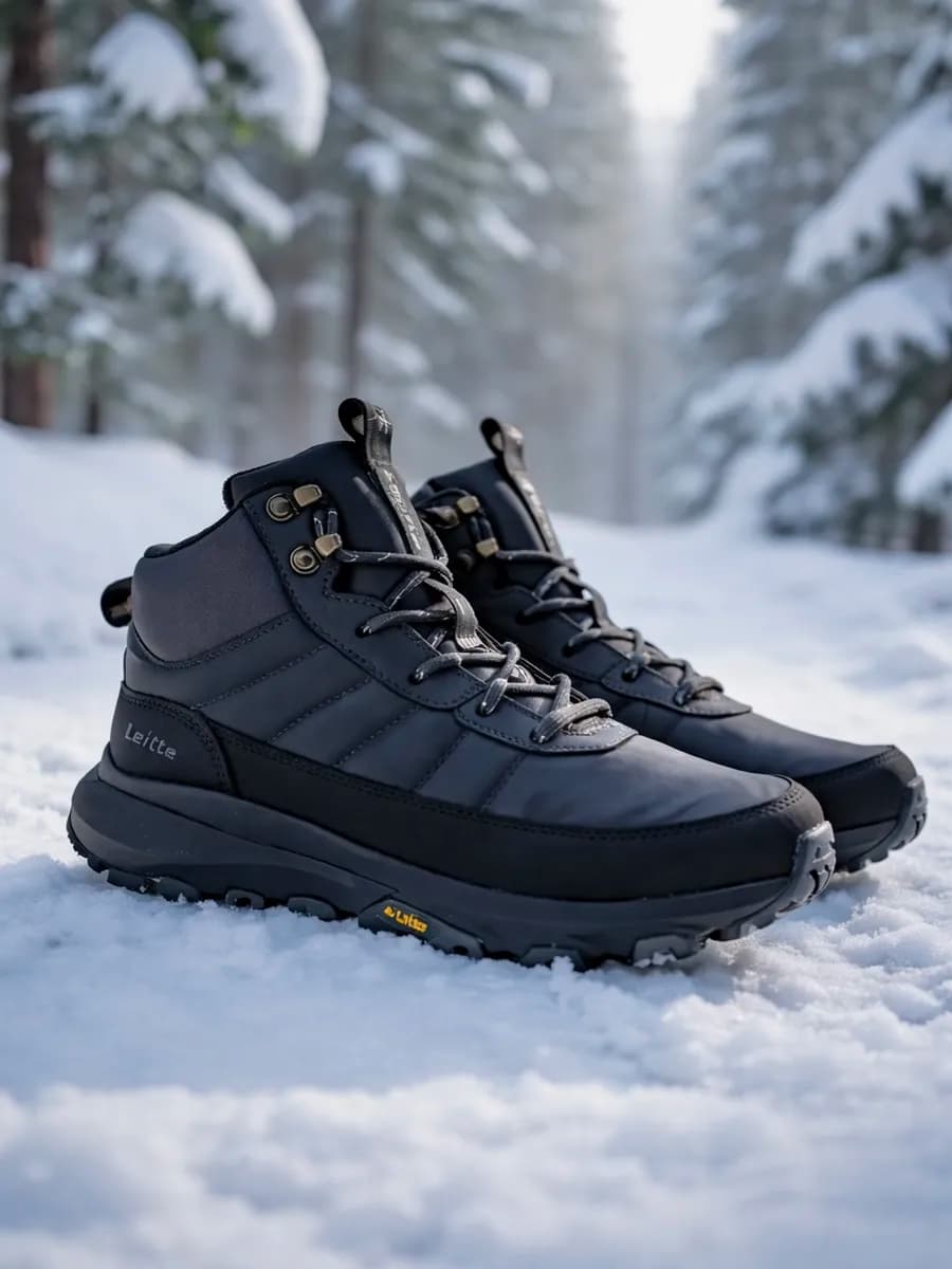 Кроссовки зимние с мехом высокие