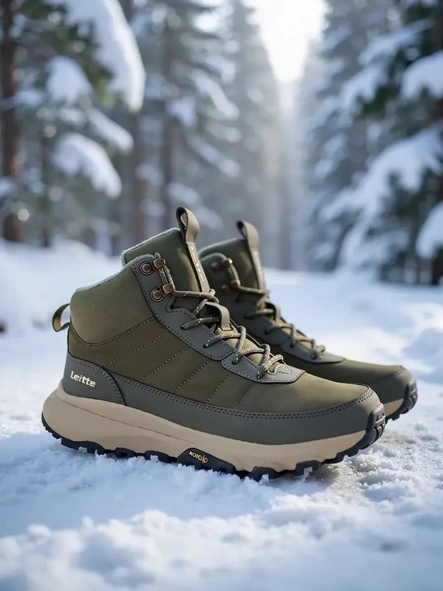 Кроссовки зимние с мехом высокие