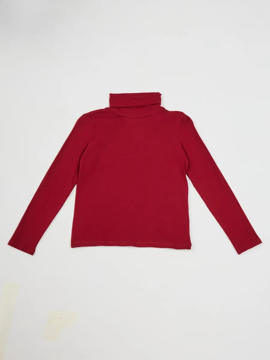 Водолазка однотонная