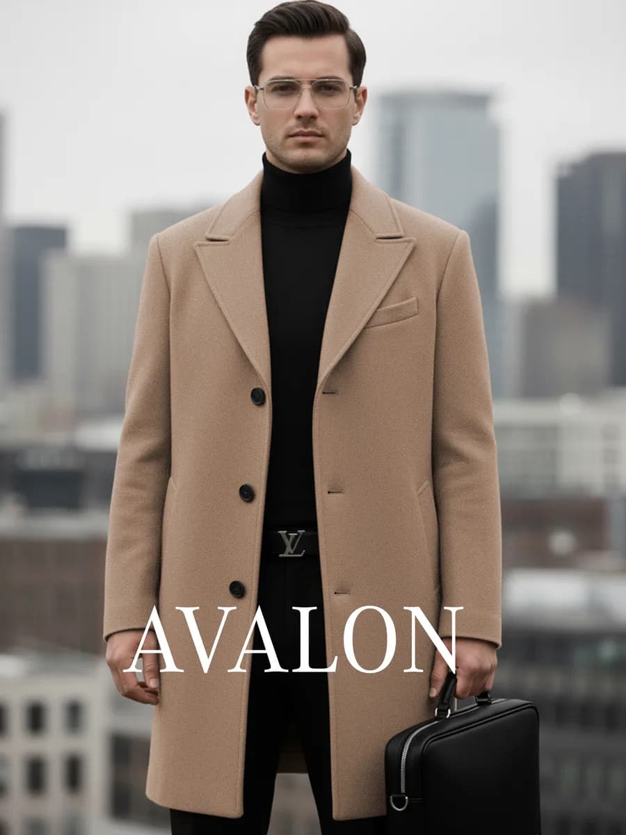 Пальто демисезонное шерстяное - фото 1