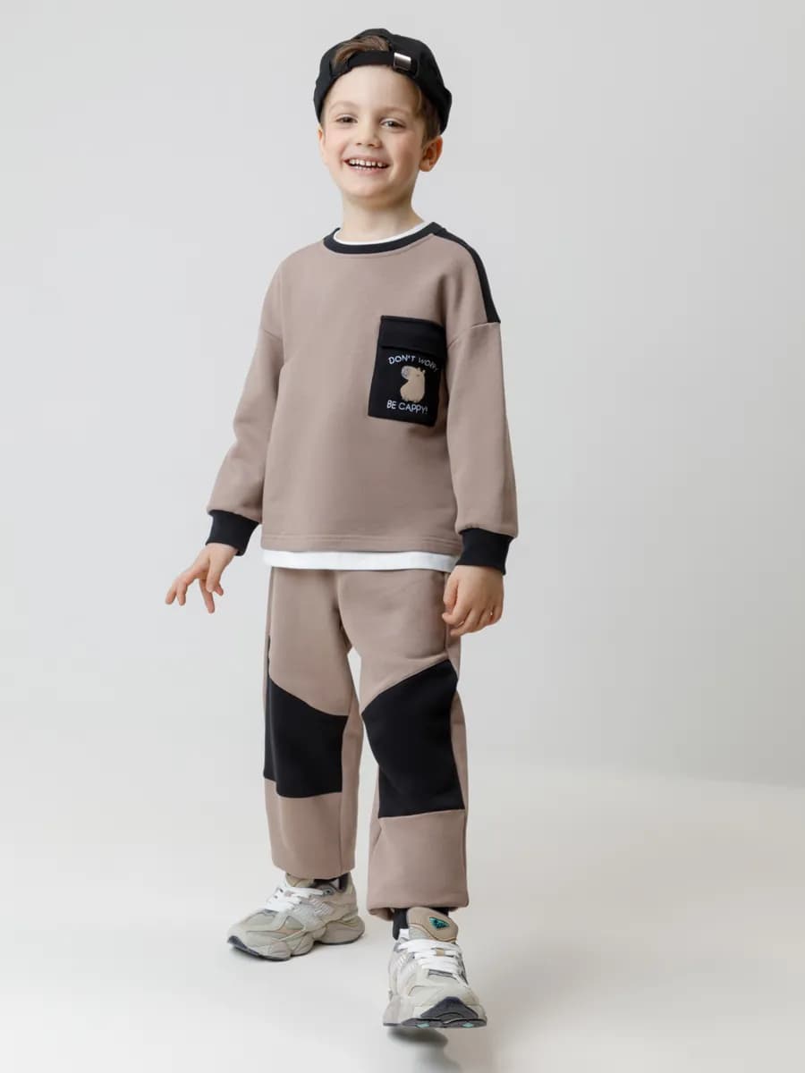 Свитшот из натурального хлопка для мальчика