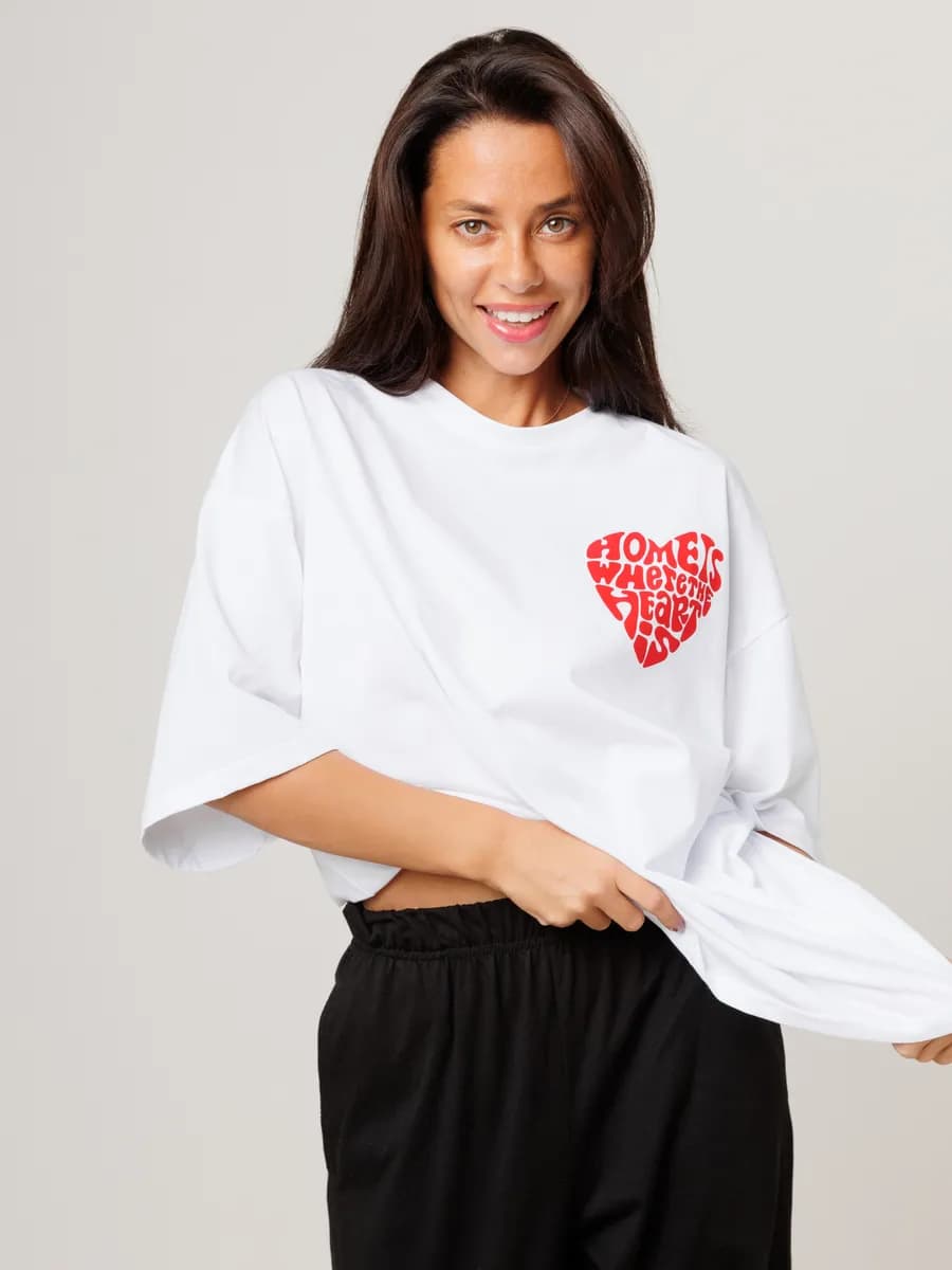 Костюм домашний пижамный с брюками - фото 1