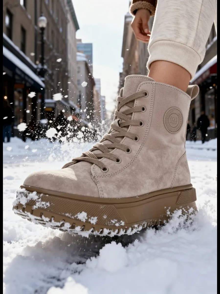 Ботинки женские зимние натуральная замша