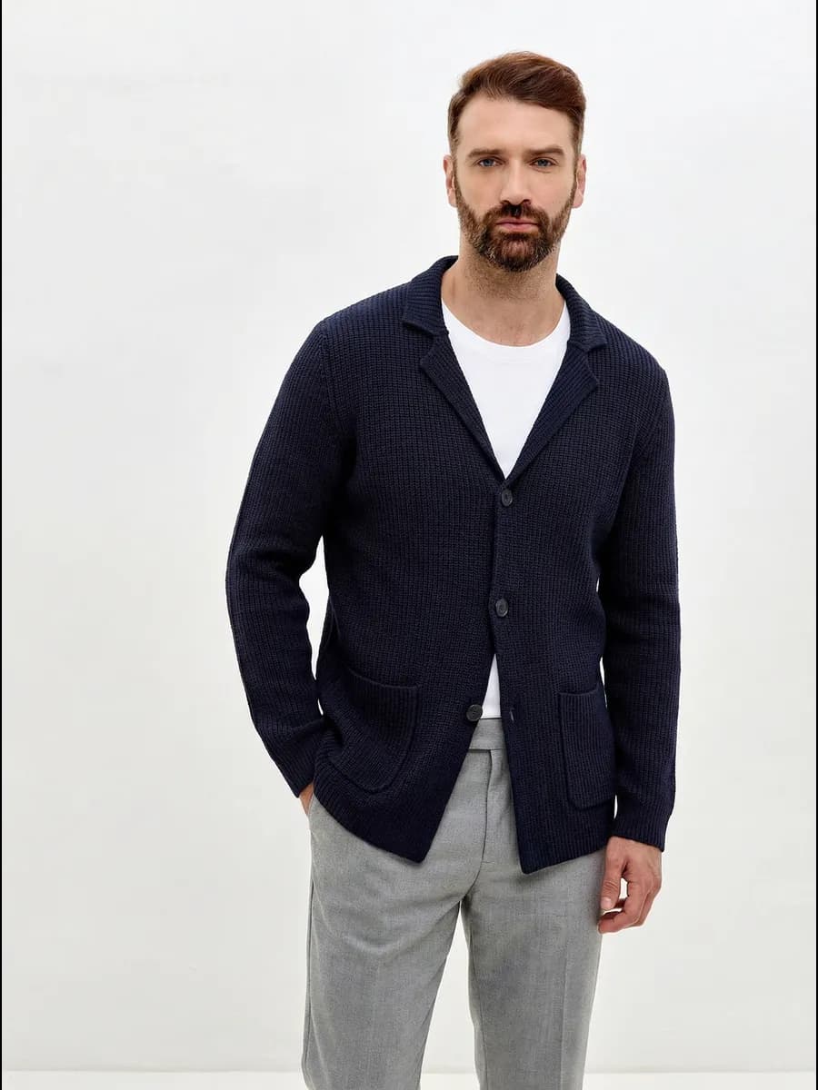 Кардиган вязаный на пуговицах