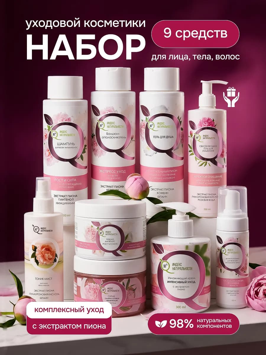 Бокс уходовой косметики набор