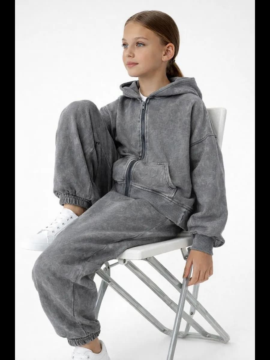 Костюм детский спортивный со штанами без начеса - фото 1