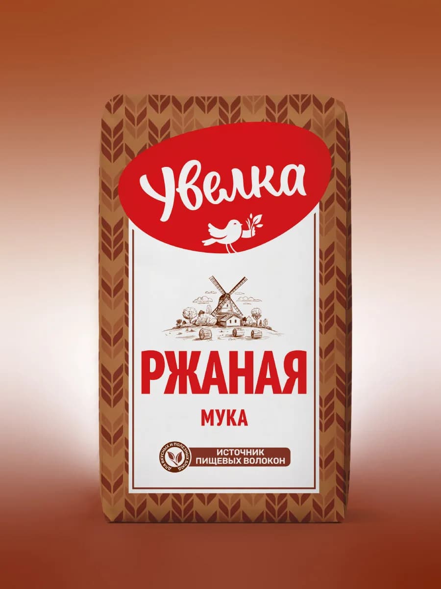 Мука ржаная хлебопекарная обдирная 2 кг