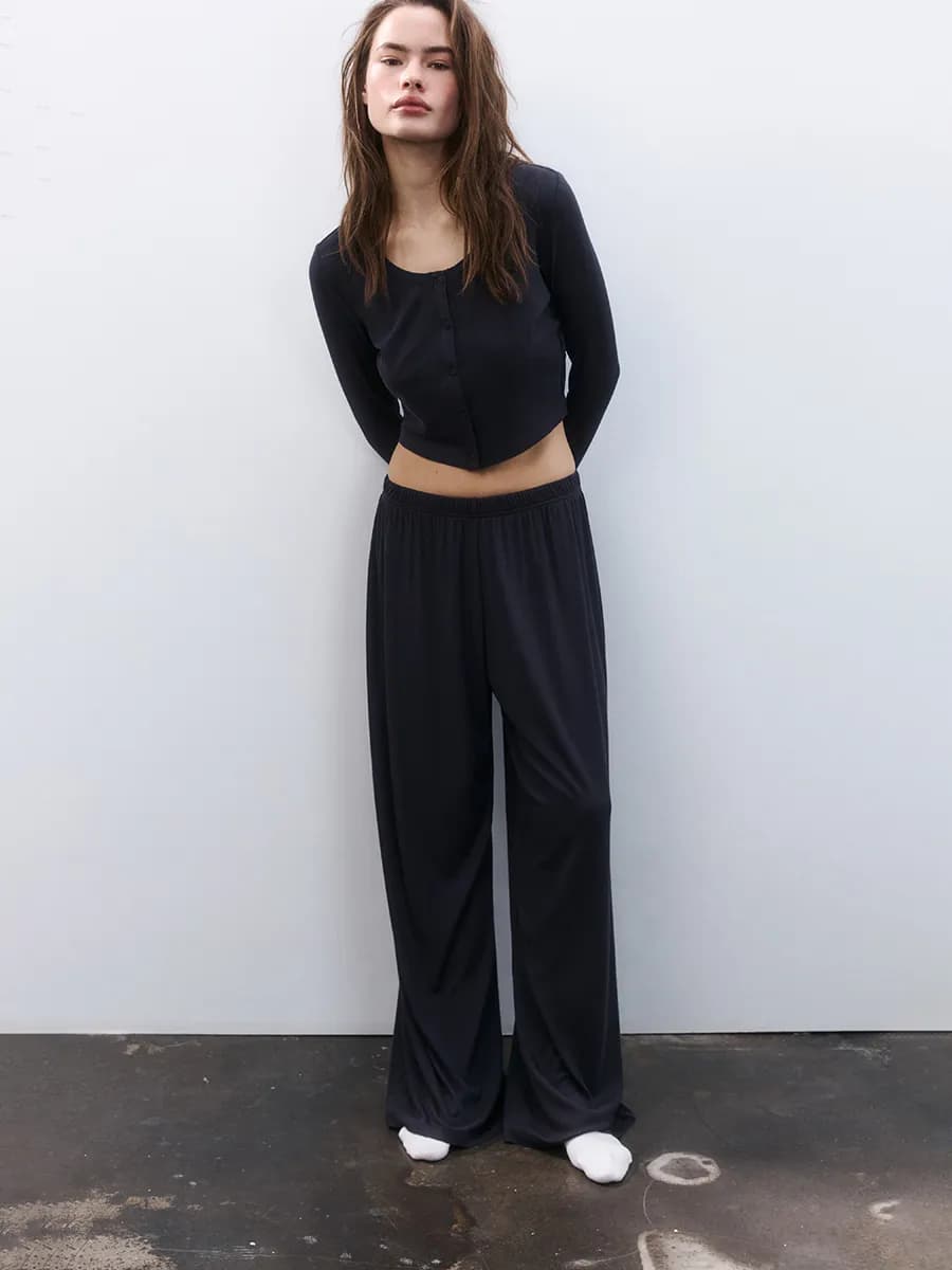 Брюки домашние вискозные