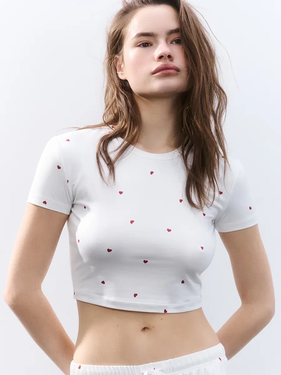 Футболка-топ домашняя трикотажная