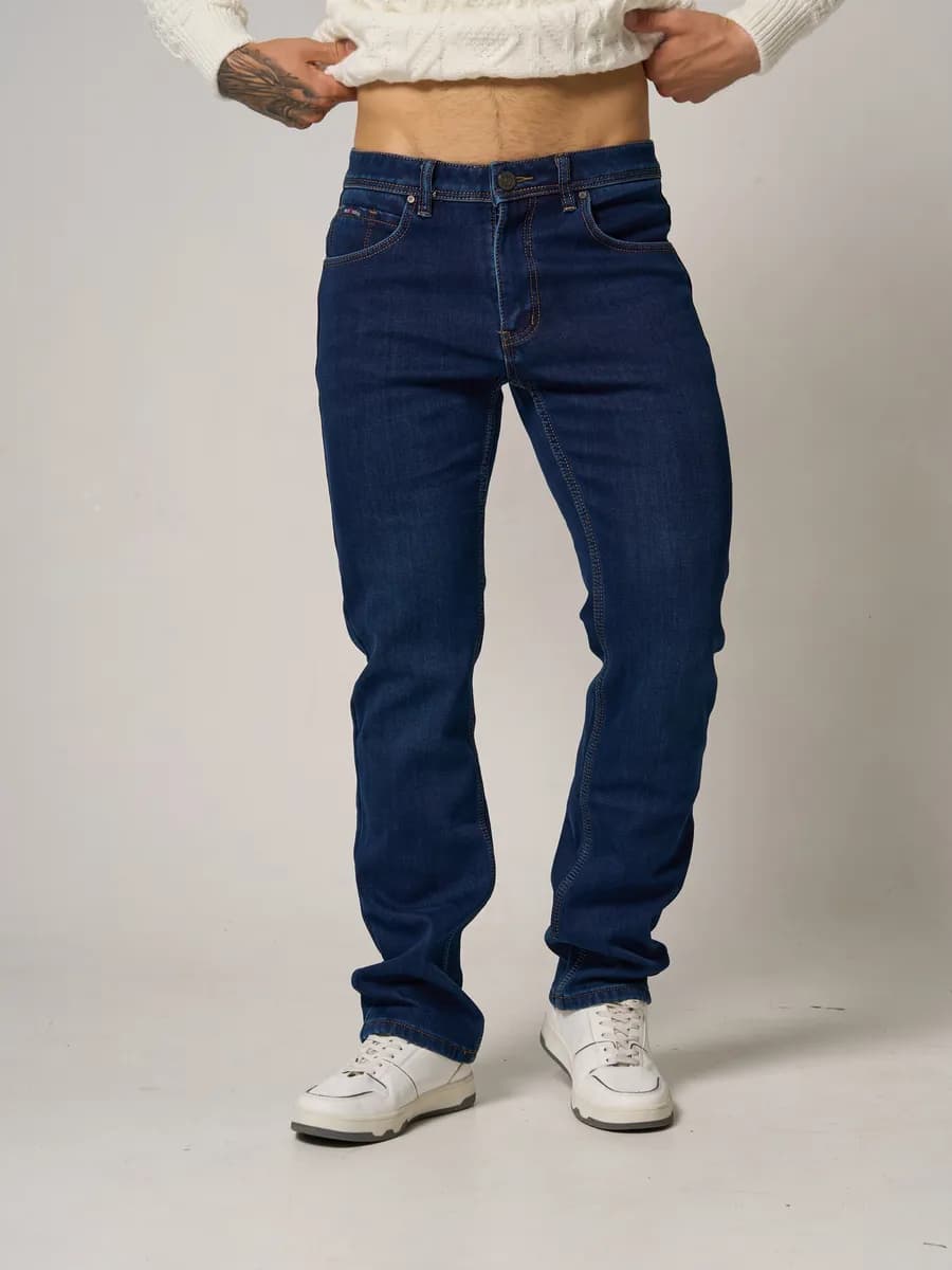 джинсы утепленные зимние