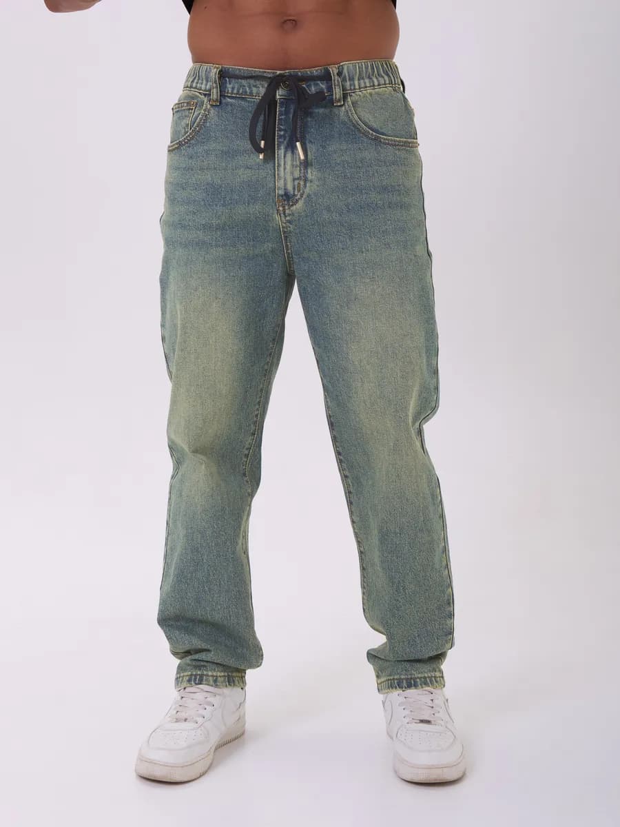 Джинсы Tapered прямой крой с винтажными моделями