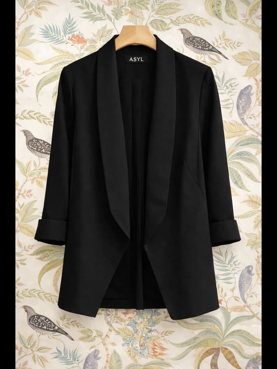 Пиджак приталенный жакет больших размеров