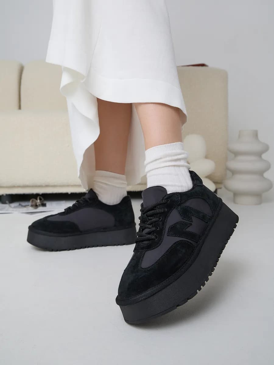 Кеды женские демисезонные на платформе - фото 1