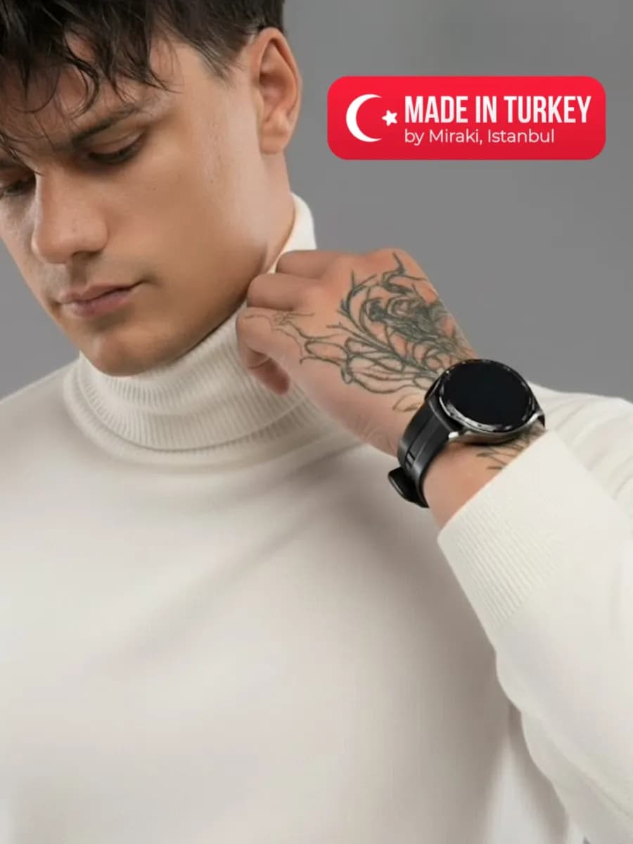 Водолазка с горлом кашемир вязаная теплая