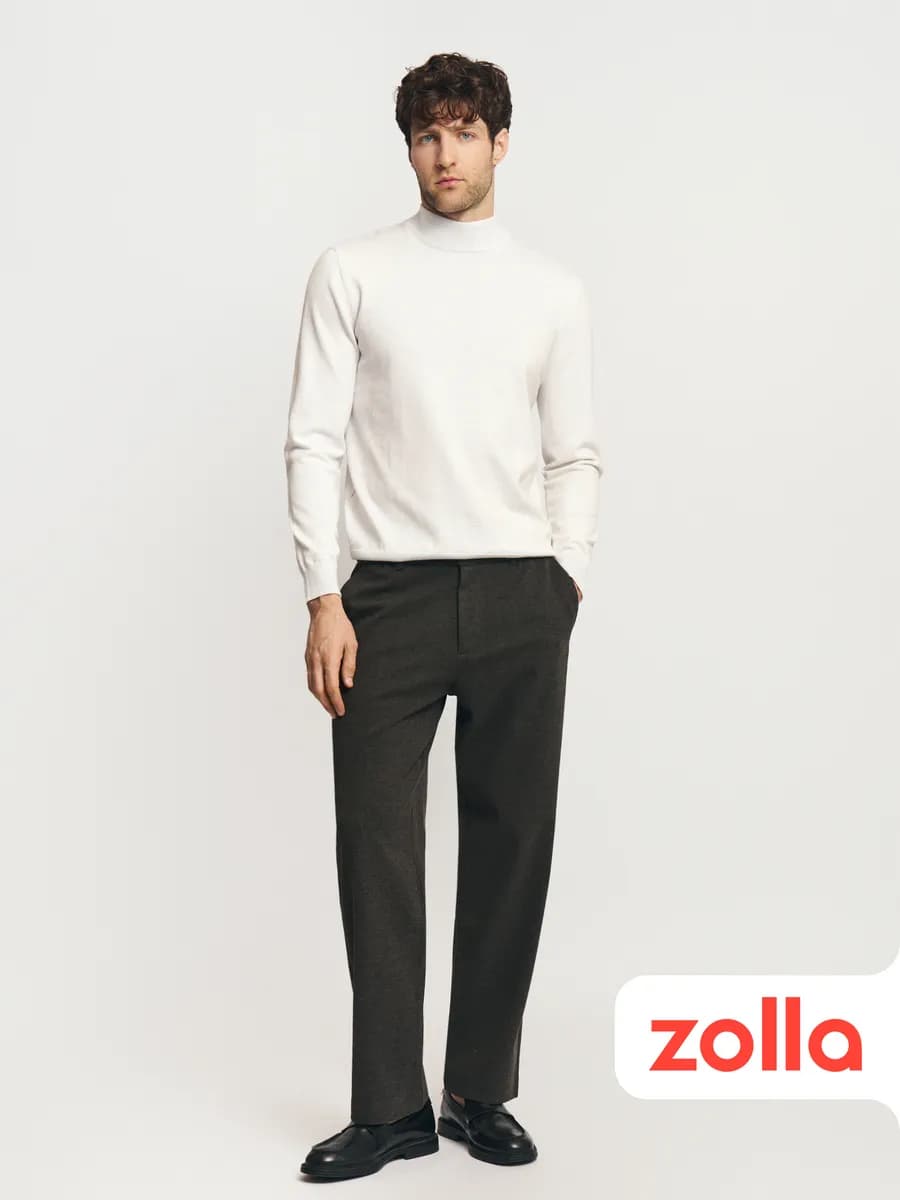 Мужские утеплённые брюки с начёсом - фото 1