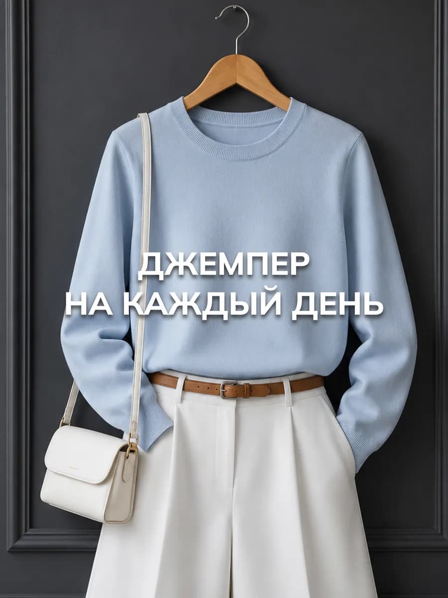 Джемпер вязаный