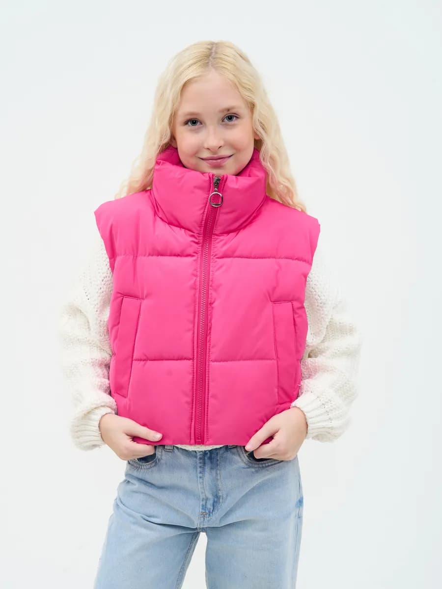 Жилетка утепленная безрукавка демисезонная - фото 1