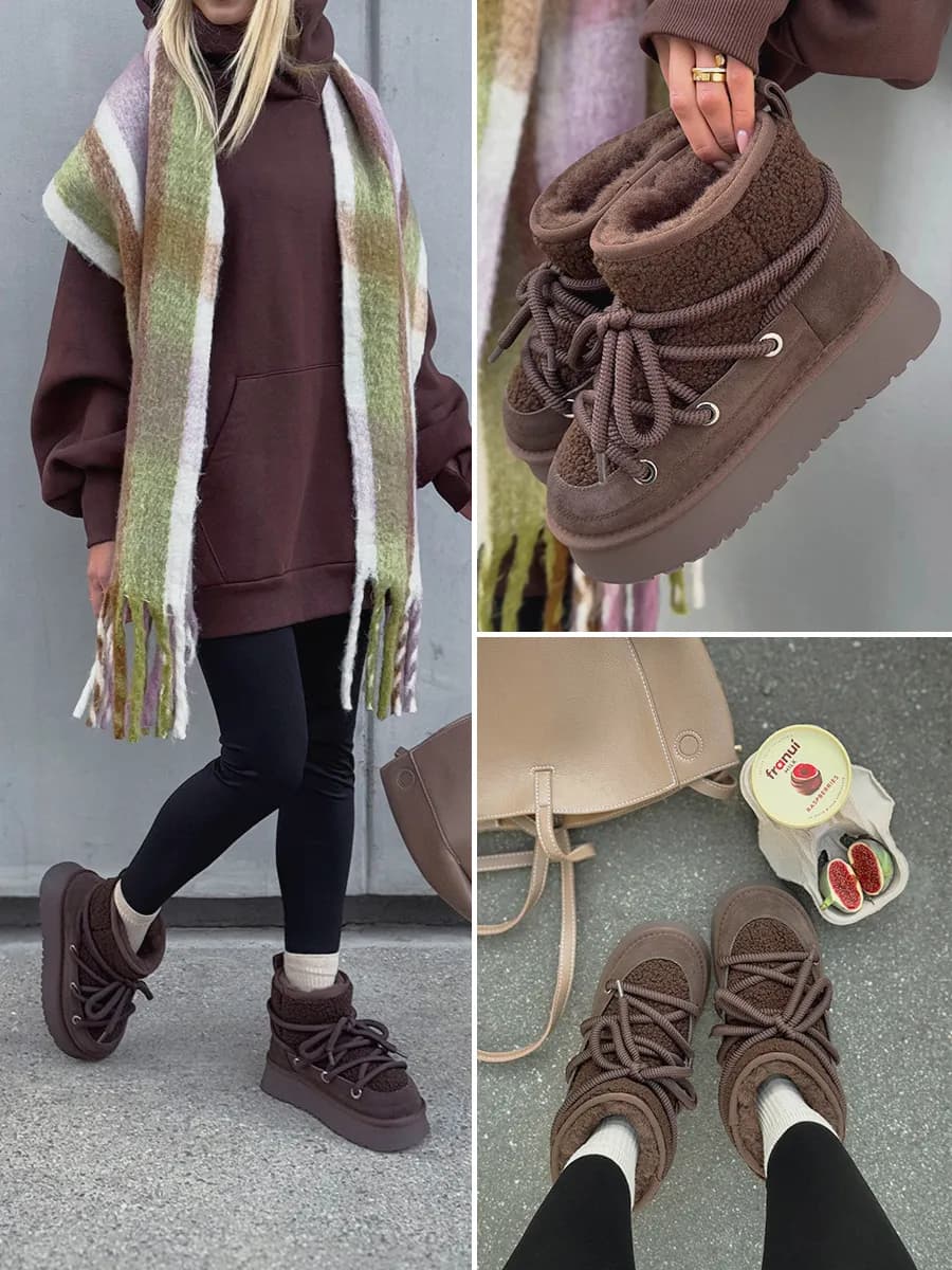 Угги Луноходы зимние короткие - фото 1