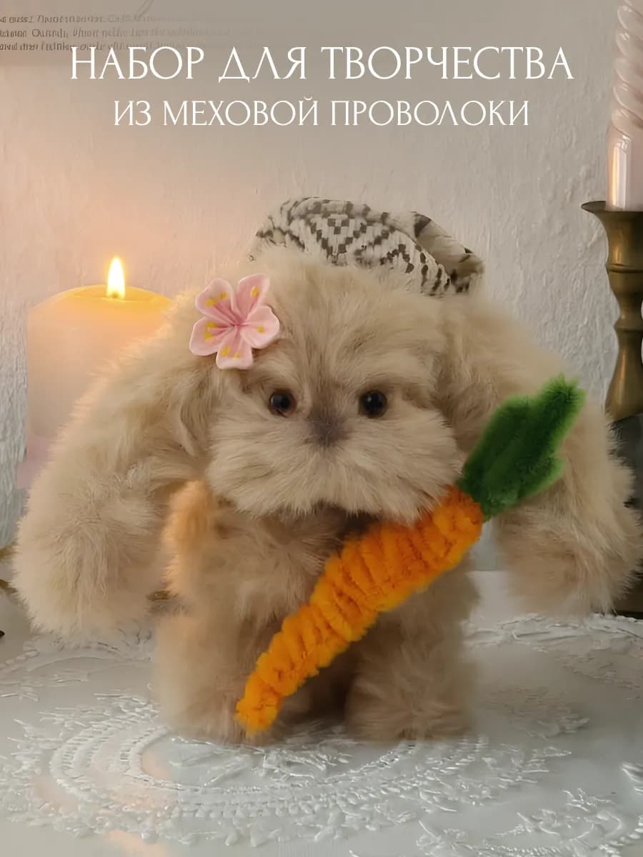 Набор для творчества из синельной меховой проволоки