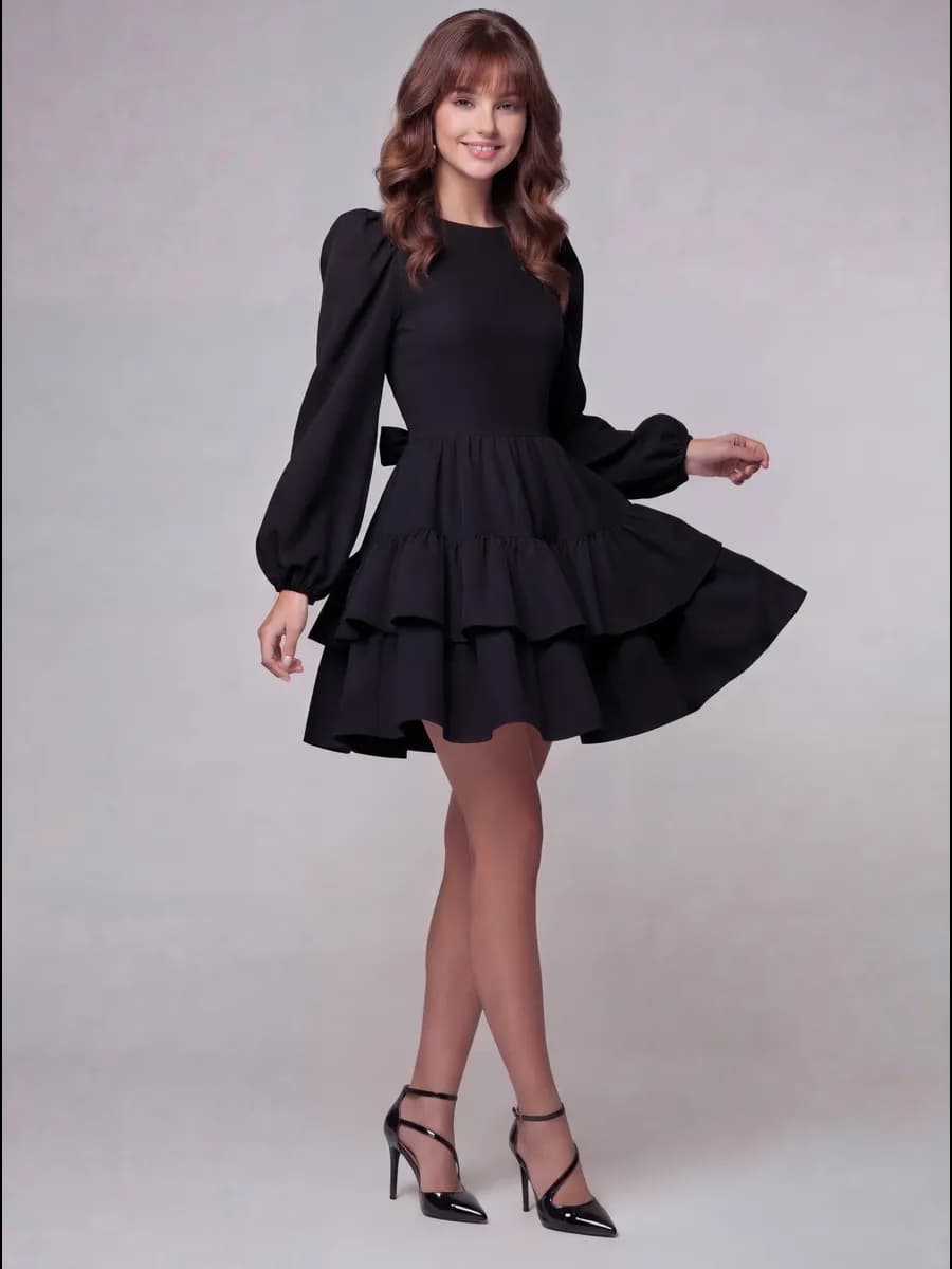 Платье нарядное для подростка праздничное - фото 1