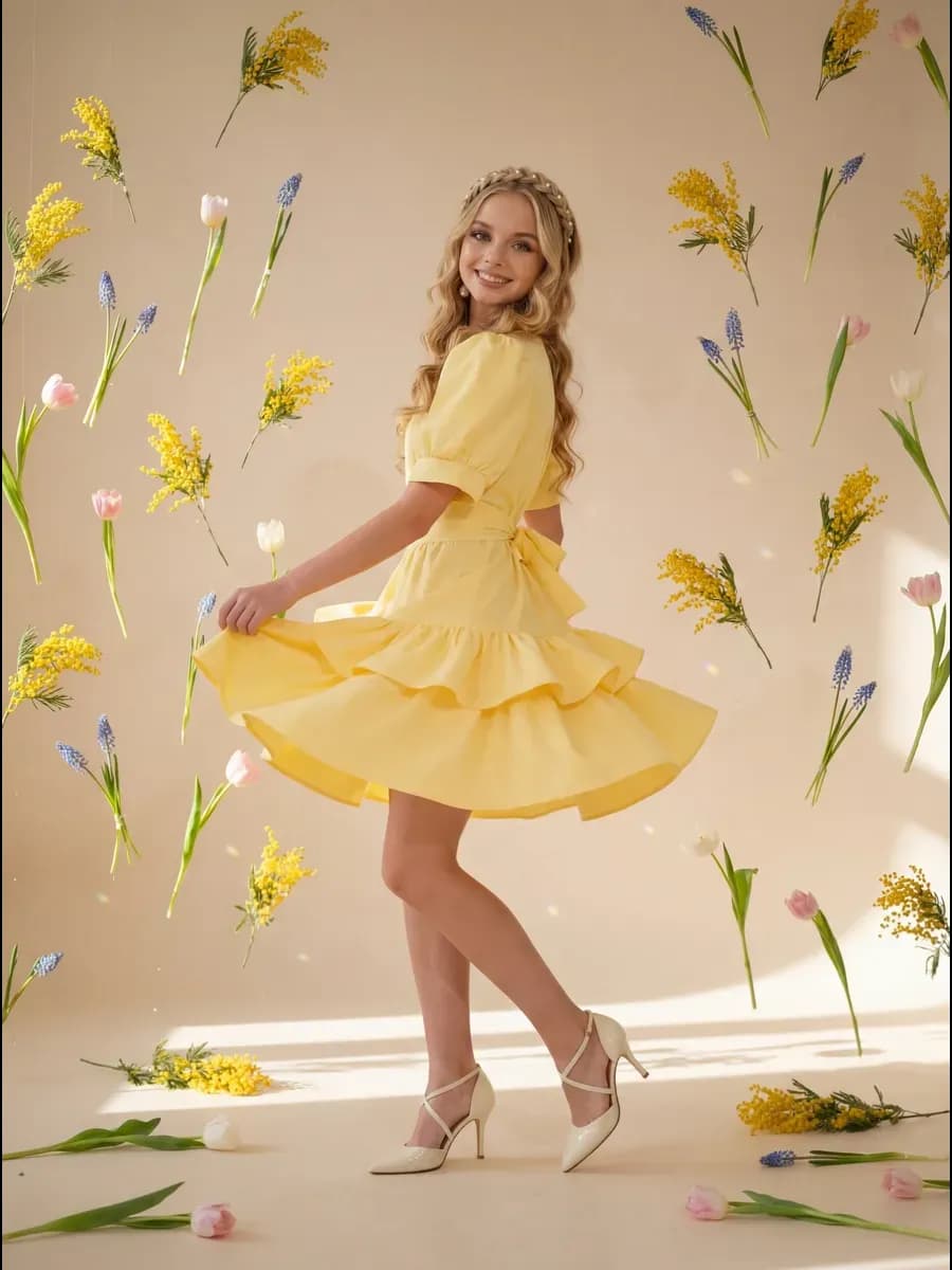 Платье нарядное для подростка праздничное