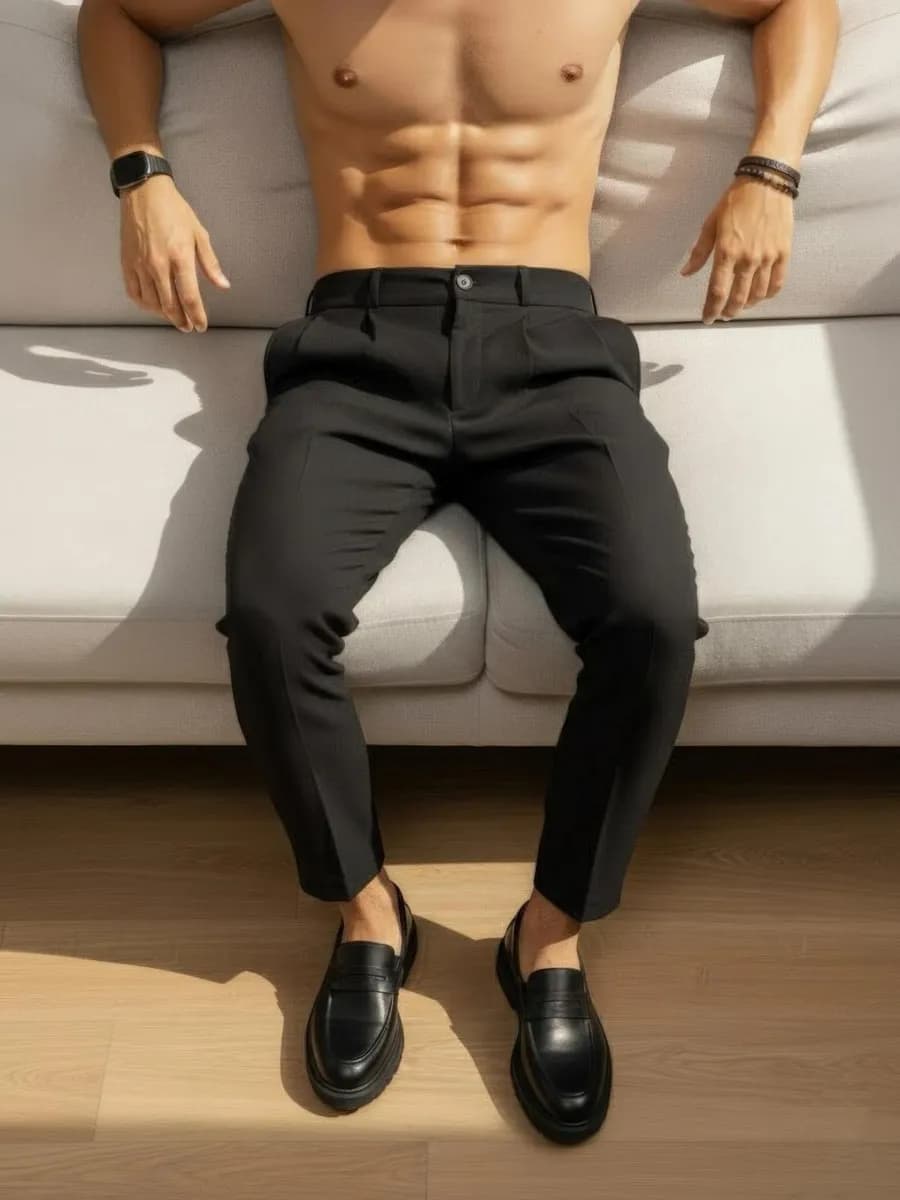 Брюки бананы классические со стрелками