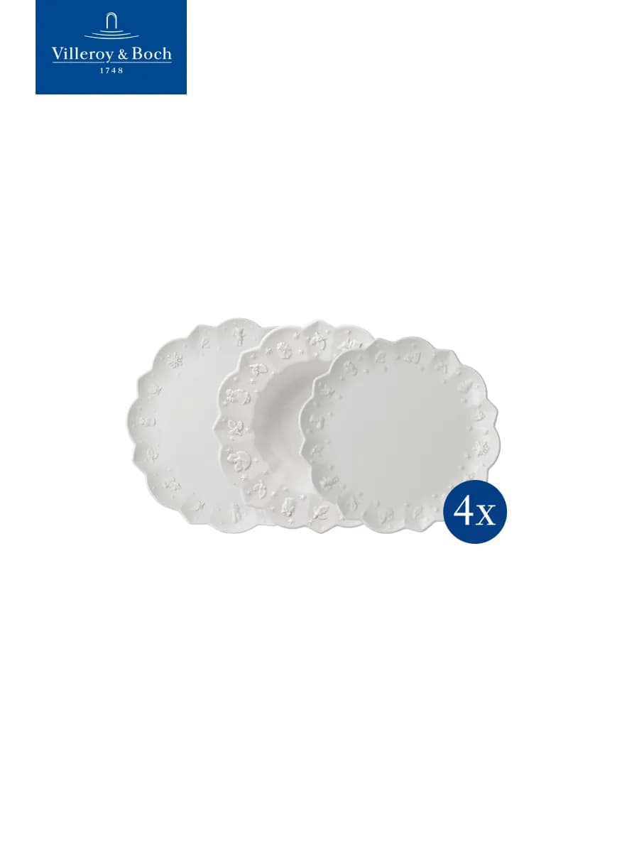 Набор новогодних тарелок 12 шт, Toy's Delight Royal Classic