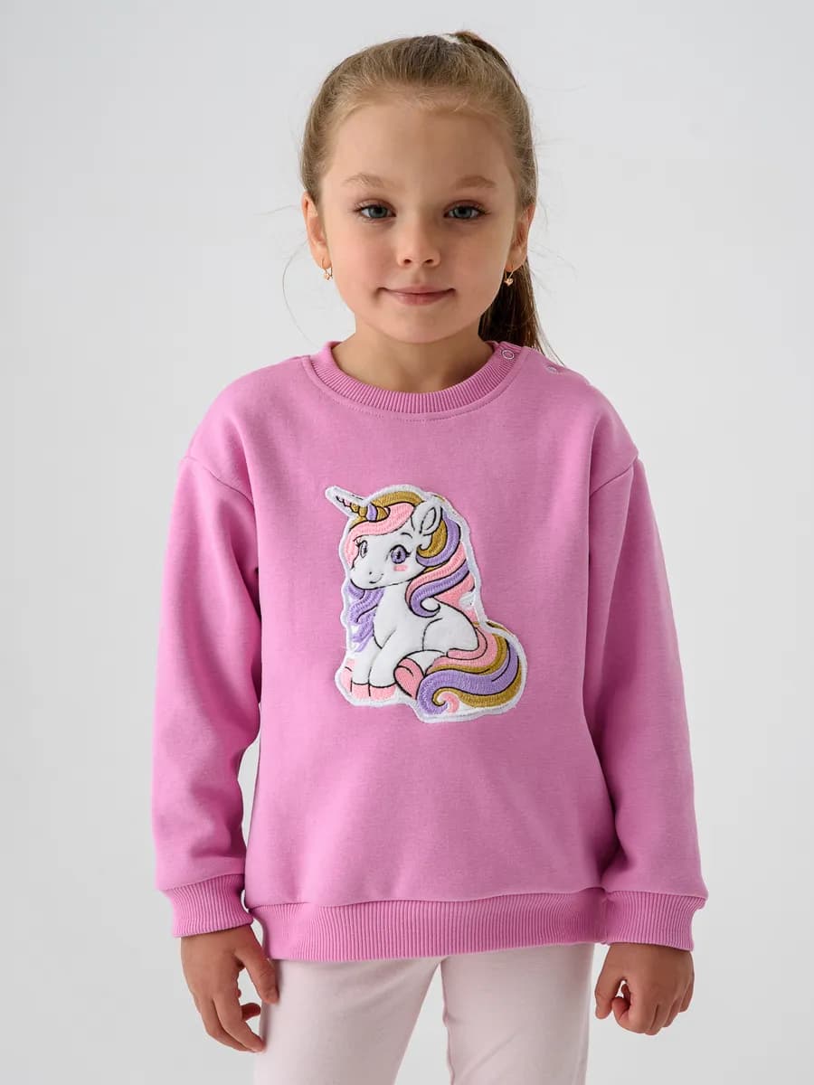 Свитшот детский тёплый с начёсом