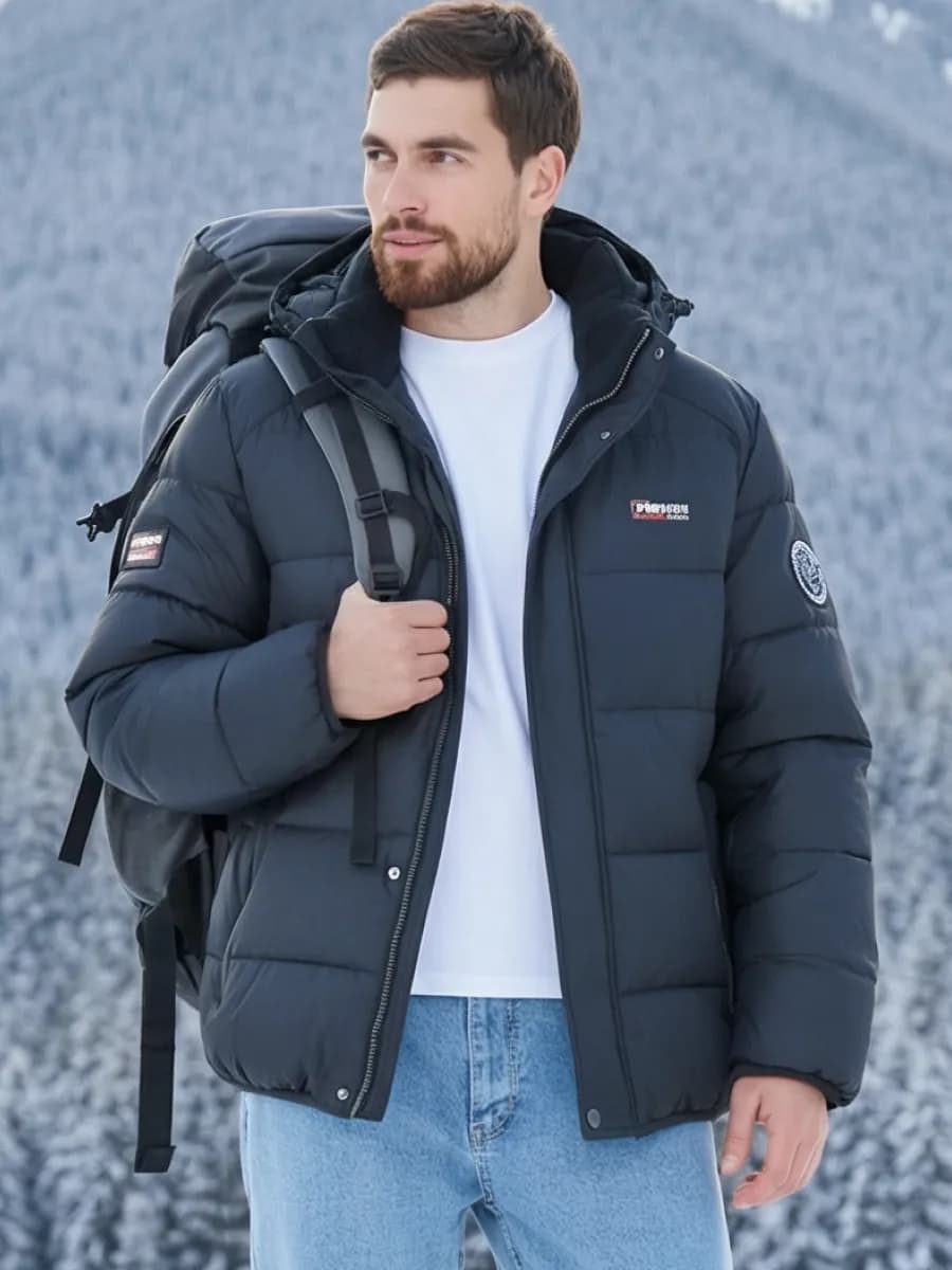 Пуховик зимний мужской