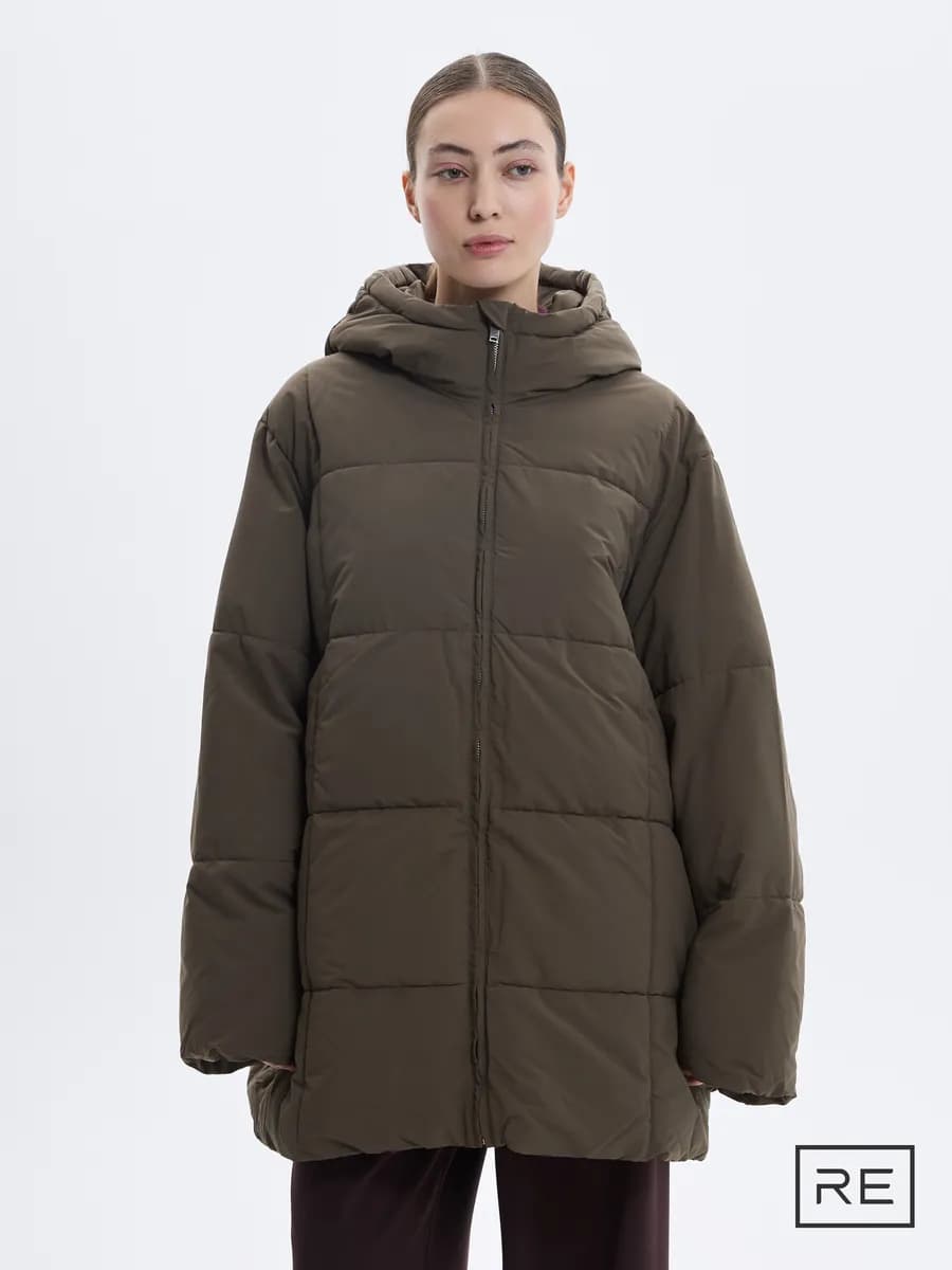 Куртка стеганая с капюшоном