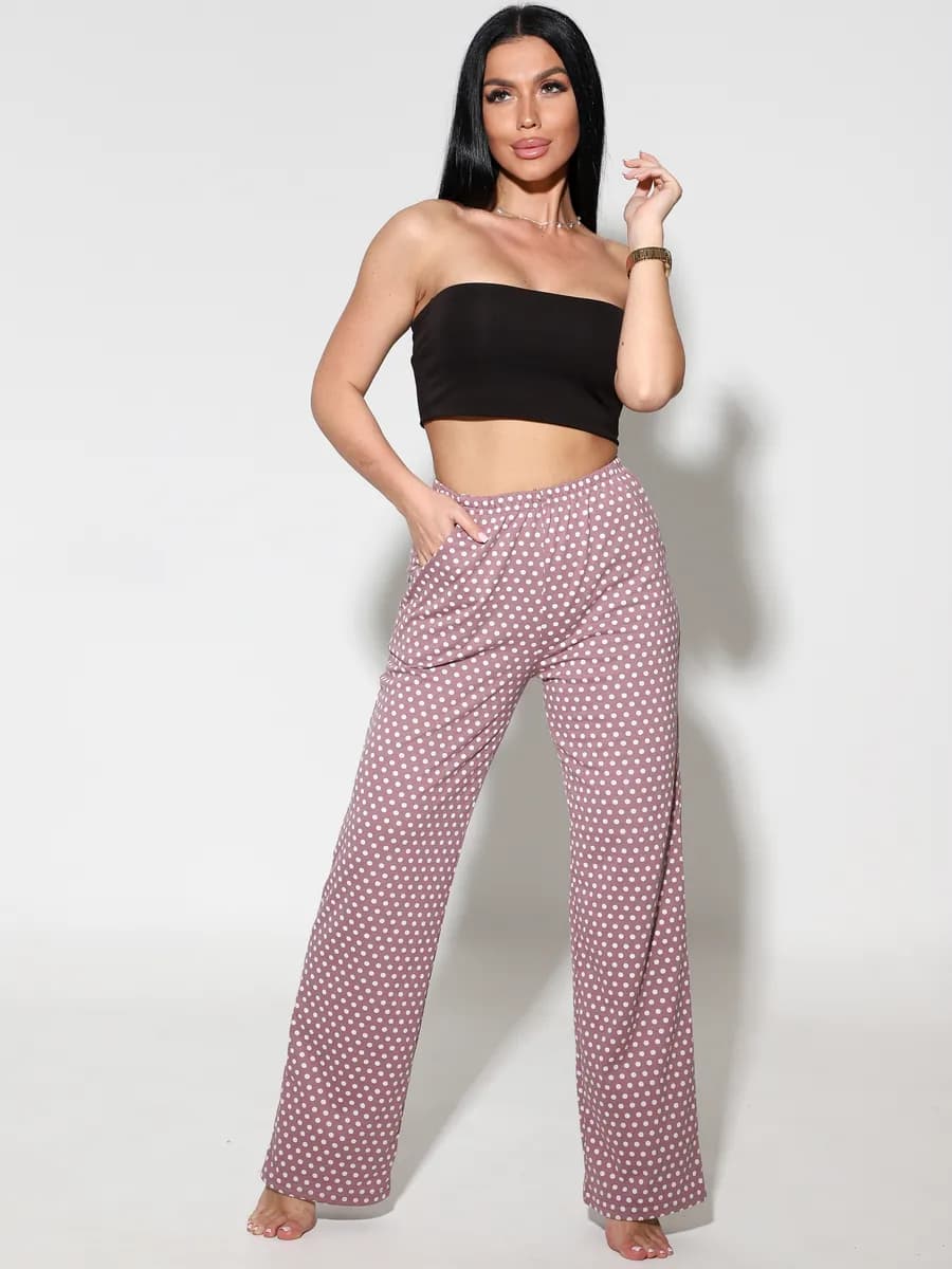 Брюки пижамные домашние