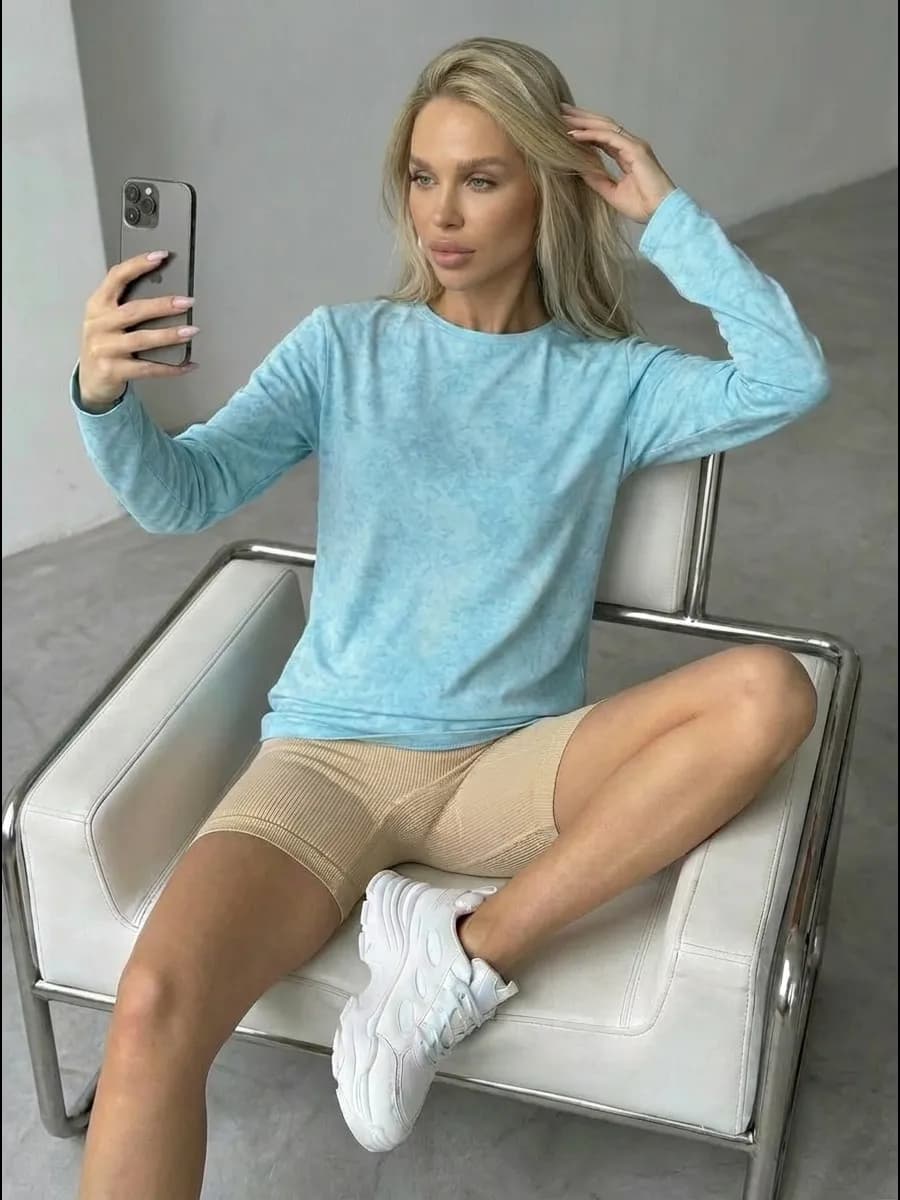 Лонгслив оверсайз варенка