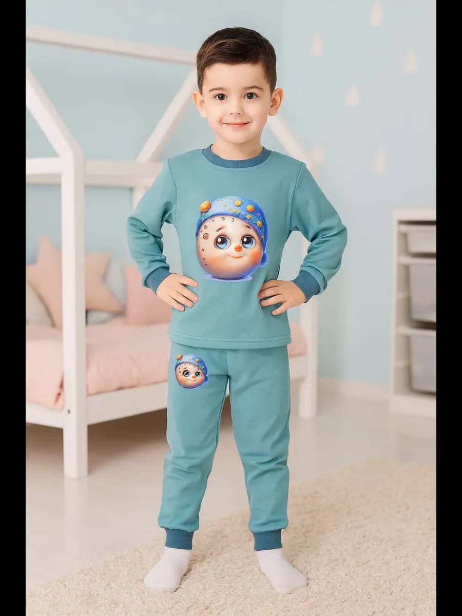 Пижама детская теплая