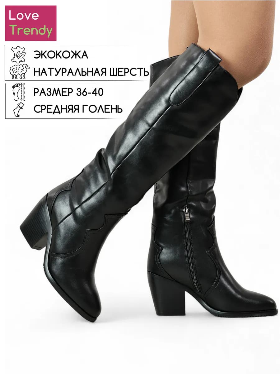 Cапоги зимние высокие