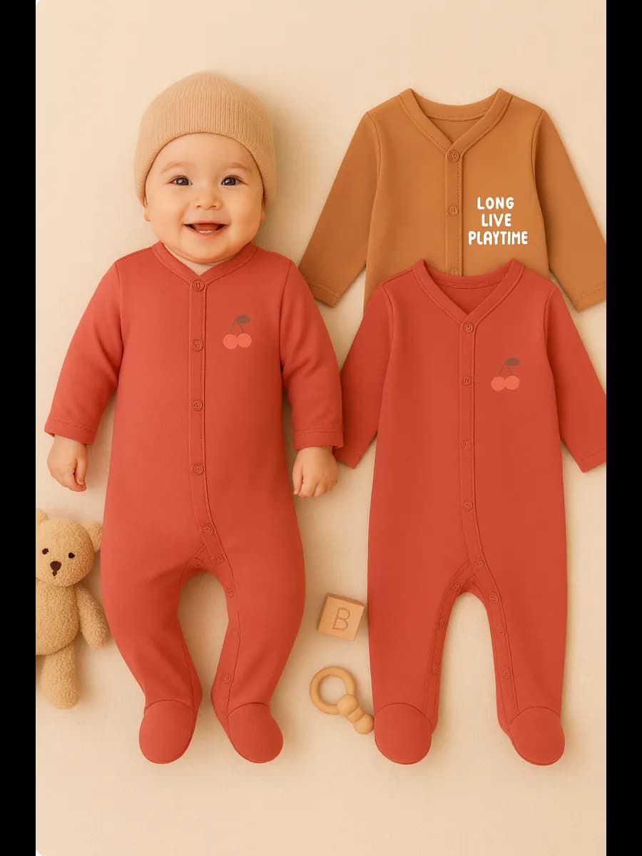 Слипы для новорожденных комбинезон нательный набор 2 шт