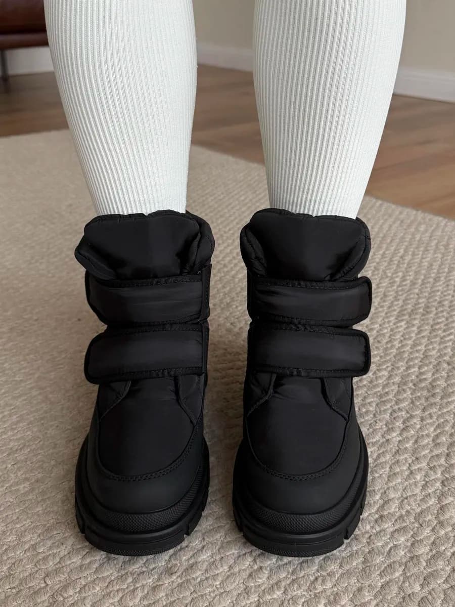 Дутики зимние непромокаемые на платформе