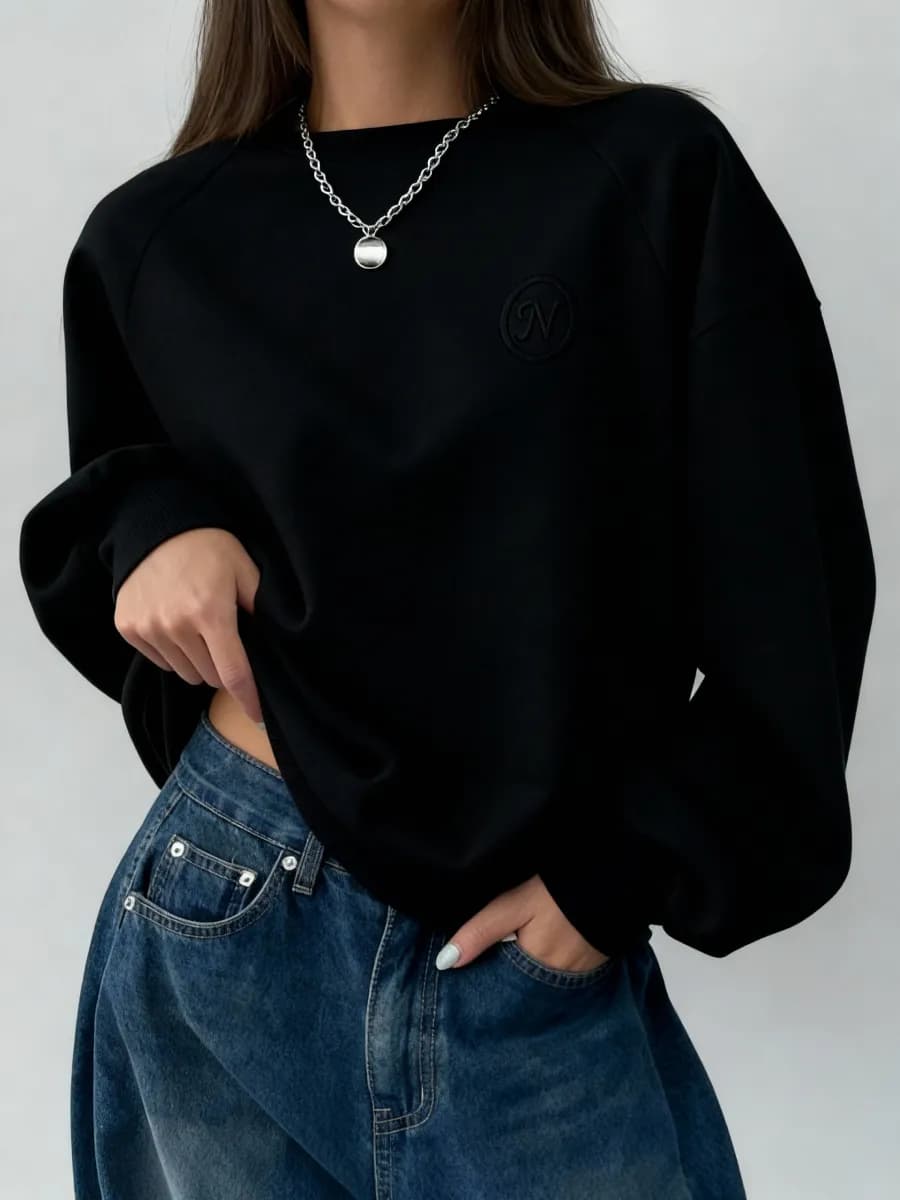 Свитшот женский оверсайз