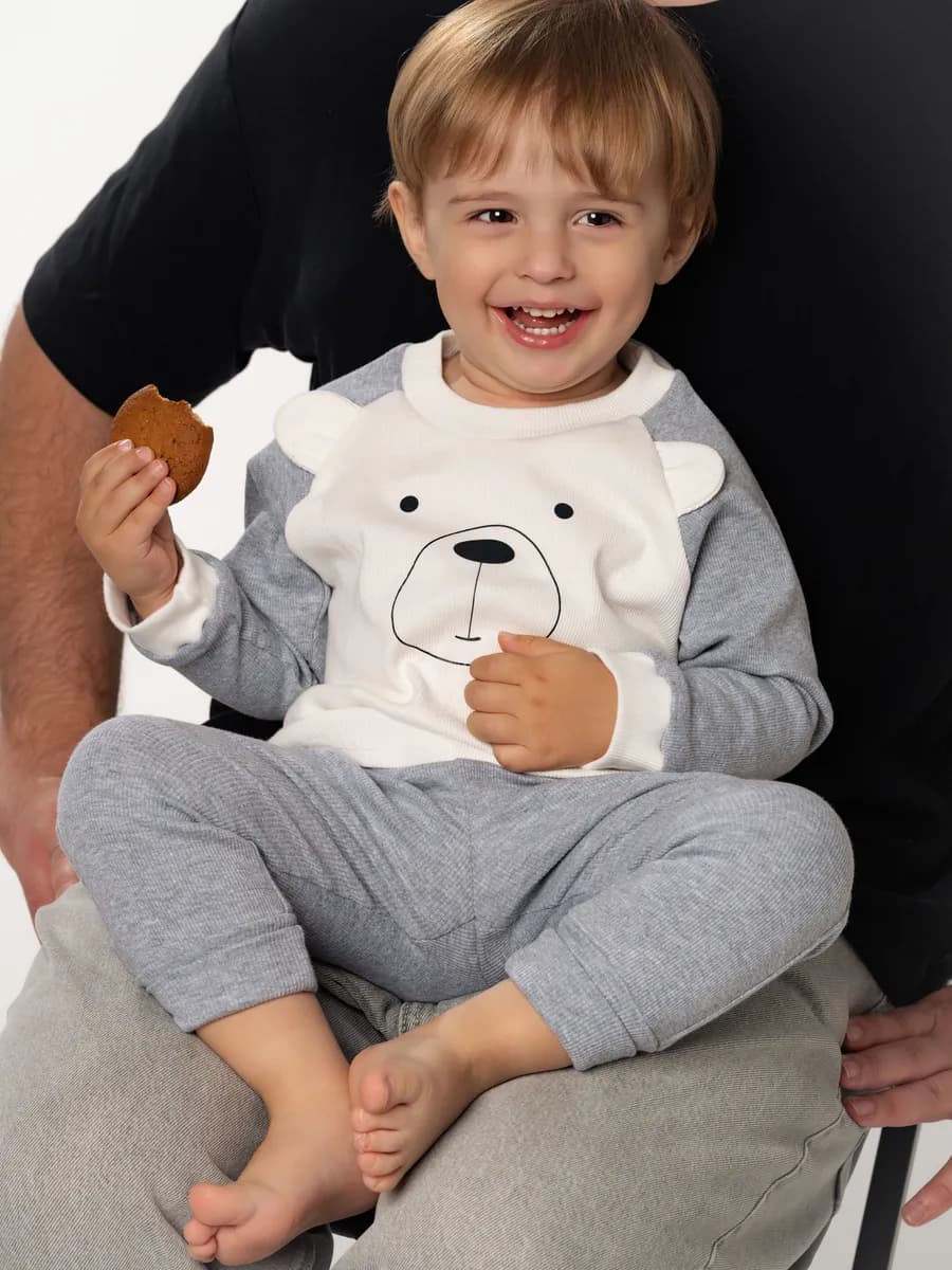 Домашний костюм лонгслив с брюками в садик