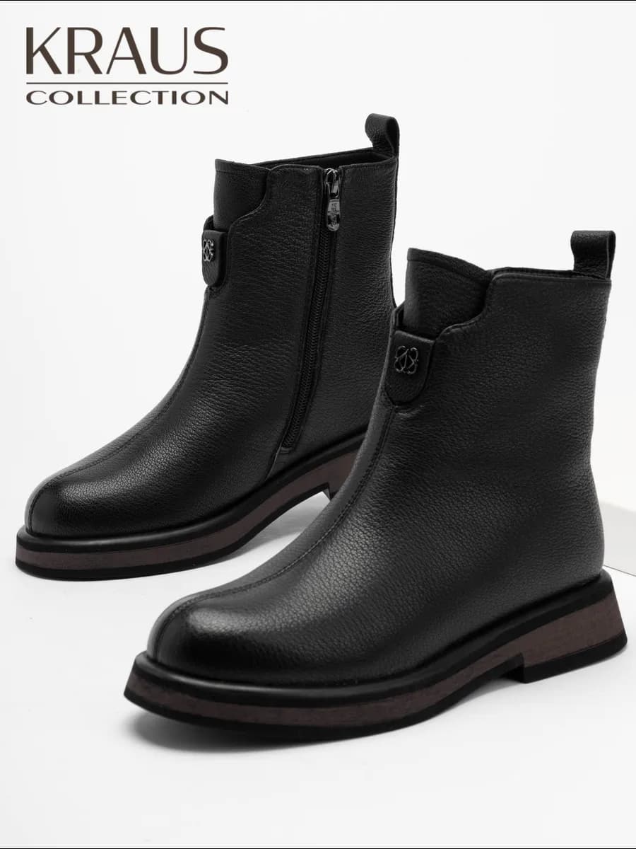 Ботинки женские зимние натуральная кожа - фото 1