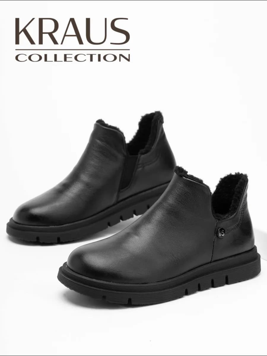 Ботинки женские зимние натуральная кожа - фото 1