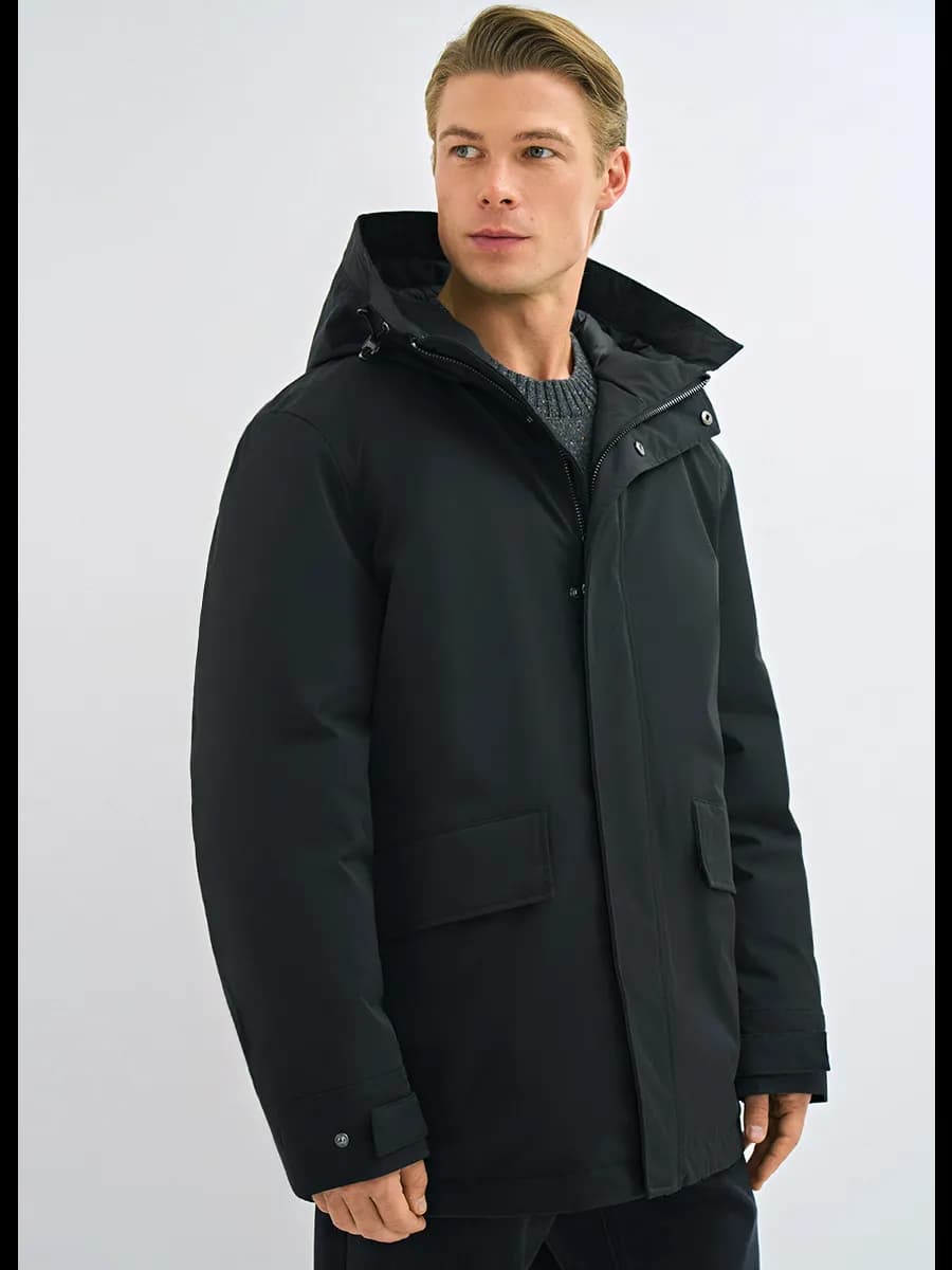 Куртка парка зимняя с капюшоном