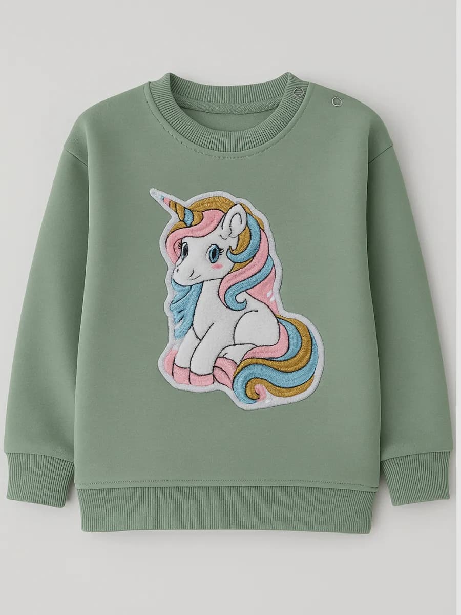 Свитшот детский тёплый с начёсом - фото 1