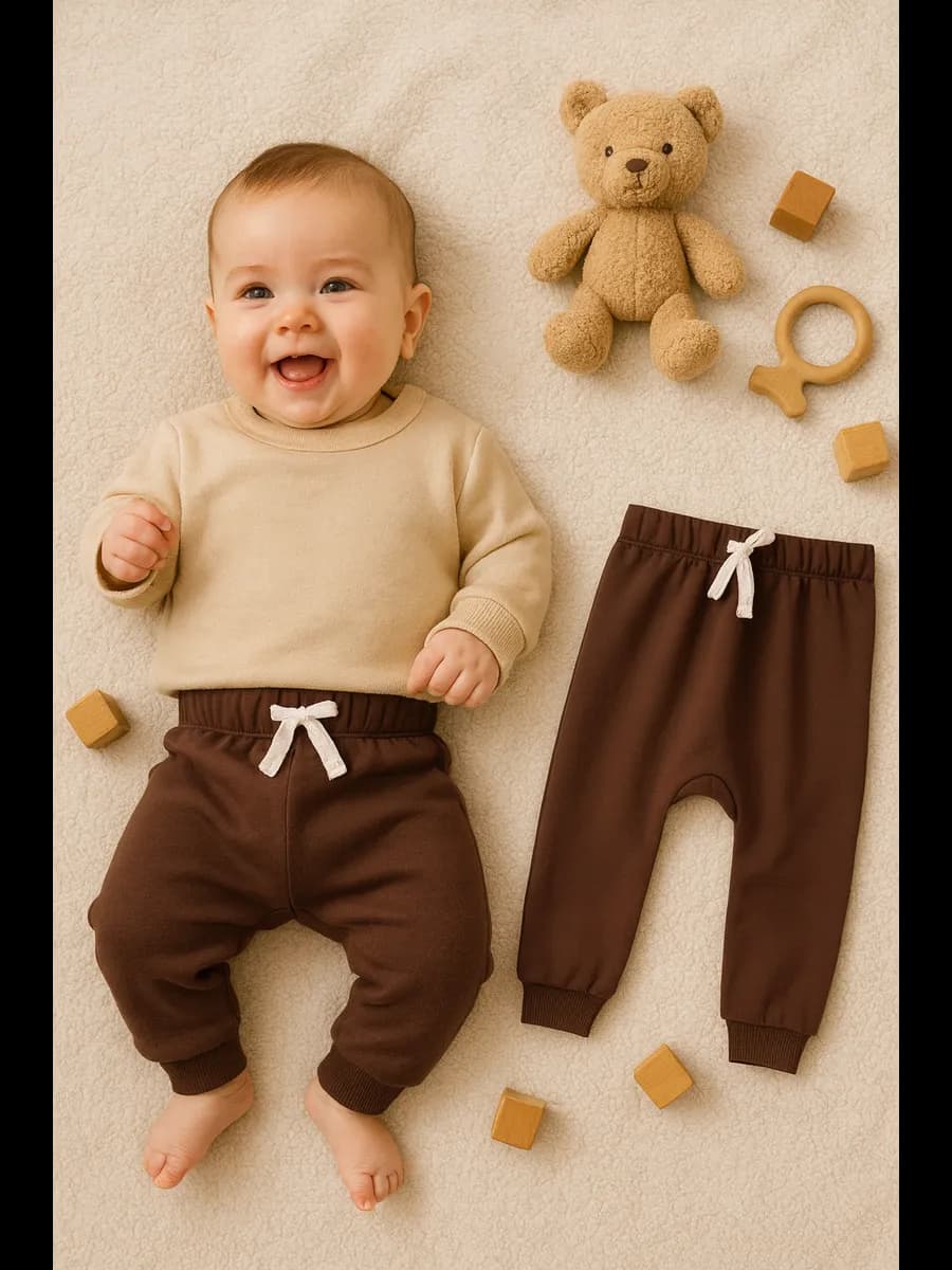 Штанишки ползунки для новорожденных утепленные с начесом