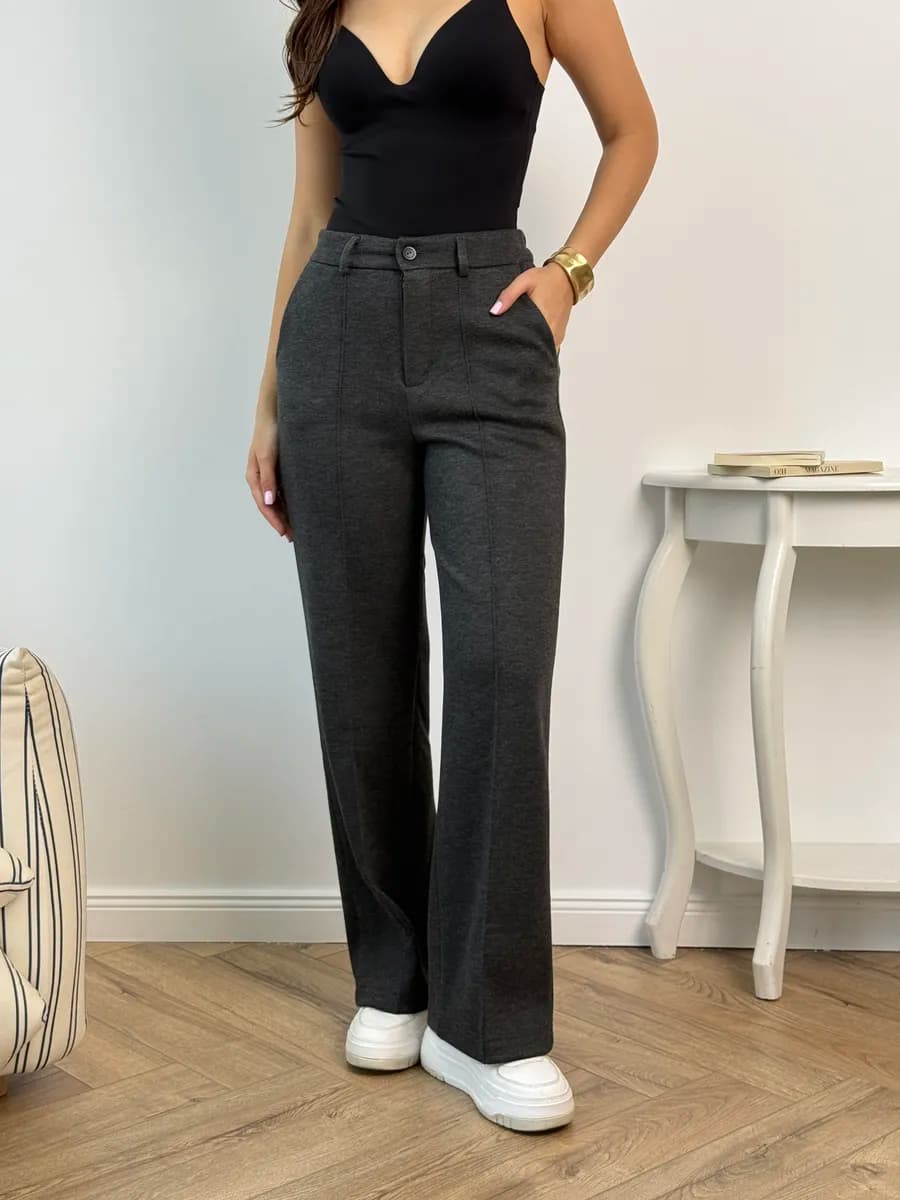 Брюки теплые с флисом на резинке