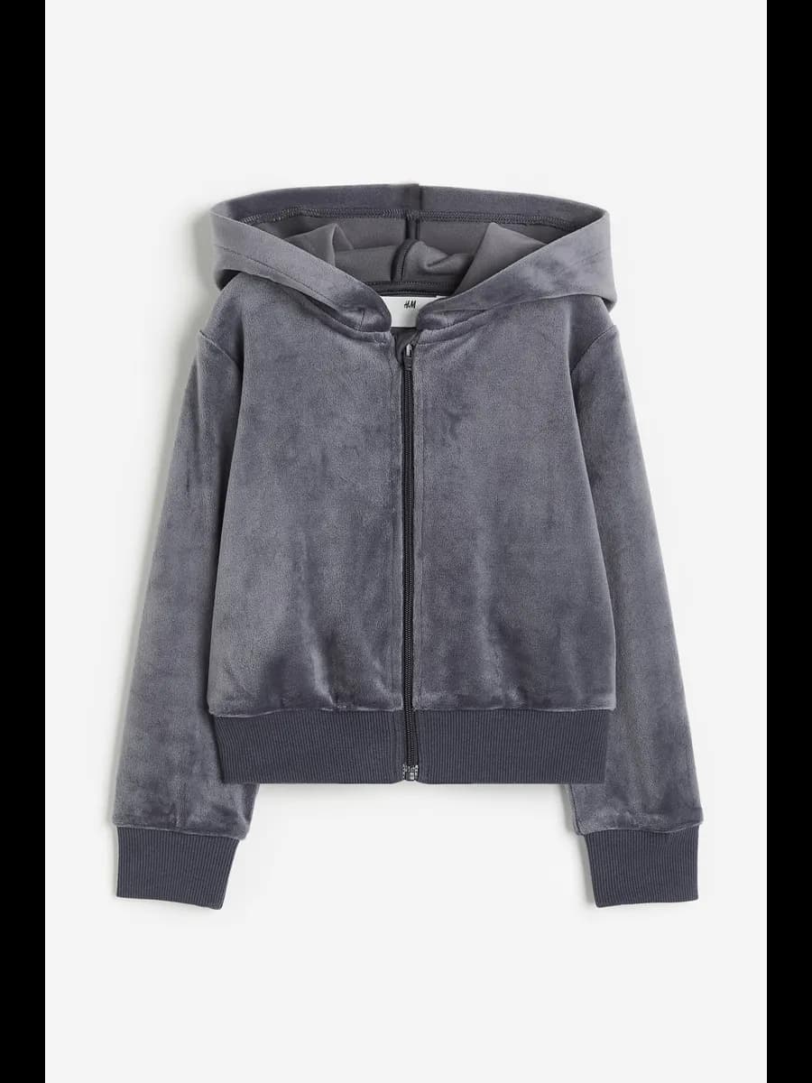 Толстовка детская велюровая с капюшоном