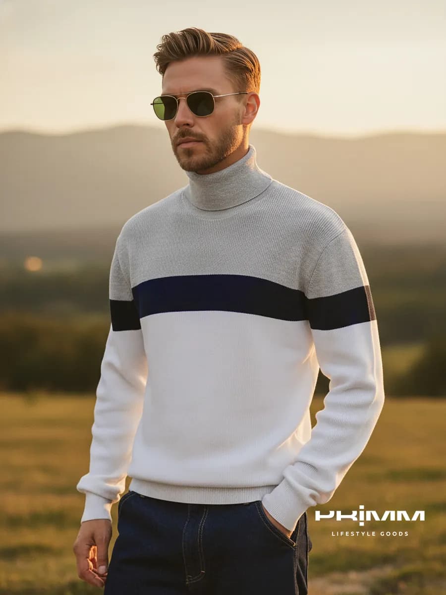 Водолазка с горлом свитер теплый